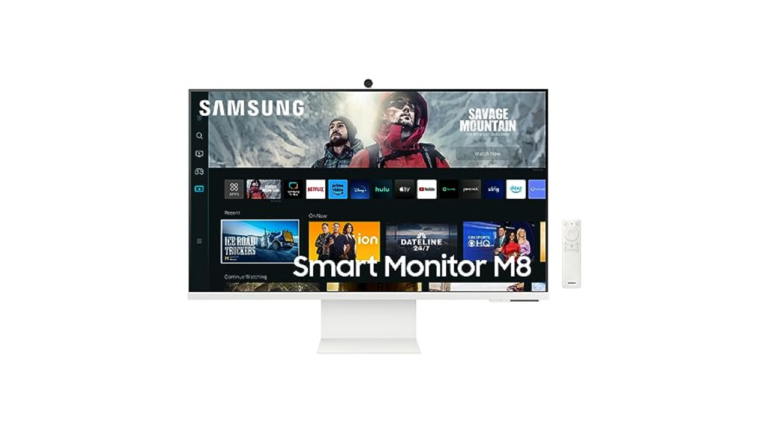 27-palcový inteligentný monitor Samsung M8 je momentálne lacnejší ako kedykoľvek predtým