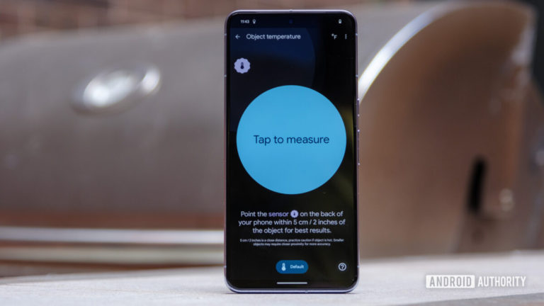 Aplikácia Teplomer zariadenia Pixel 8 Pro môže konečne zaznamenávať vašu telesnú teplotu