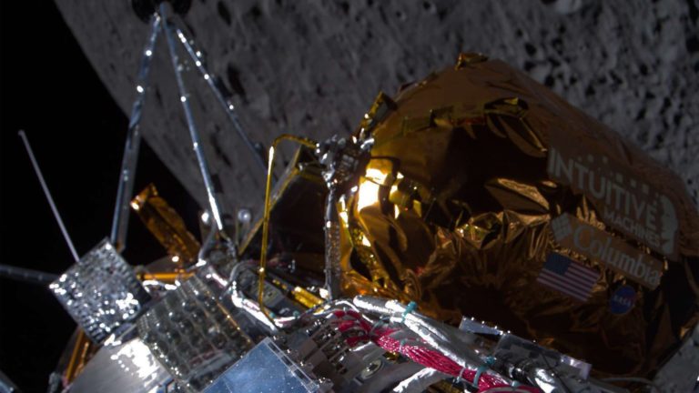 Intuitívne stroje Odysseus sa pokúša pristáť na Mesiaci pre NASA