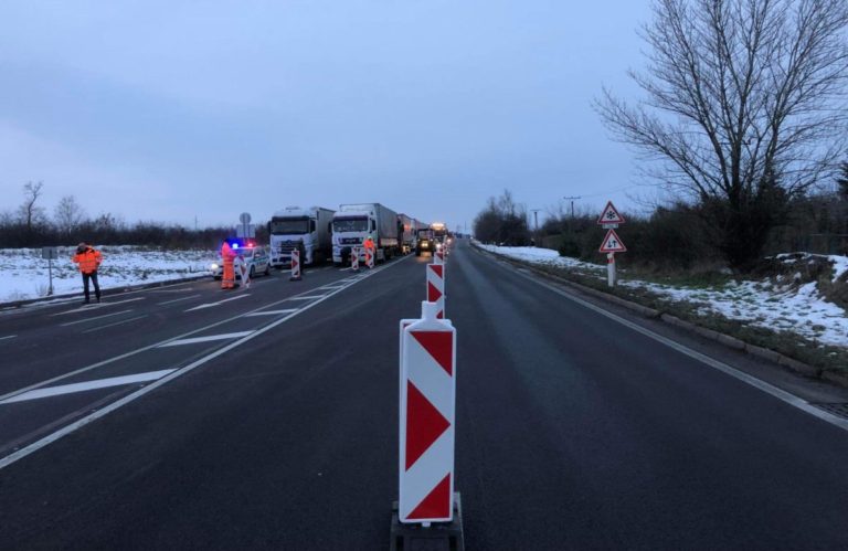 Na Humenskej ceste pribudol ďalší pruh na odstavovanie kamiónov, polícia vyzýva vodičov k zvýšenej pozornosti