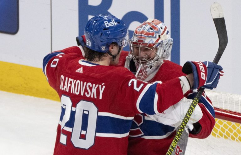 Juraj Slafkovský skóroval v presilovke, Montreal vynuloval Columbus (video)