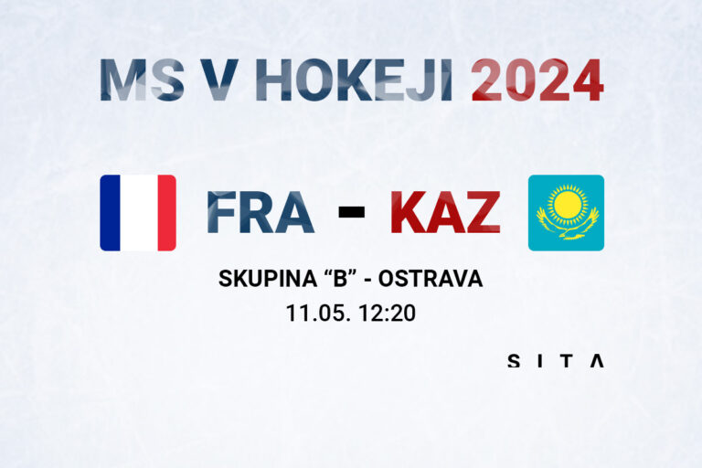 MS v hokeji 2024: Francúzsko – Kazachstan (online)