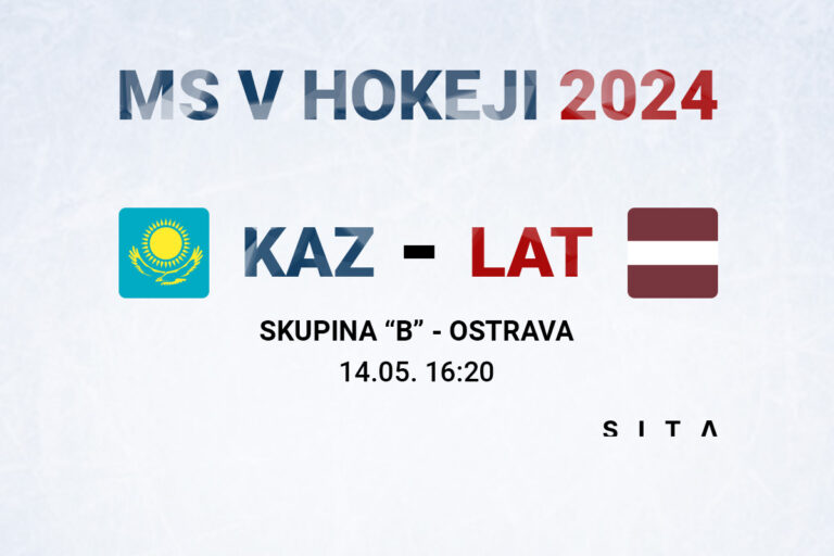 MS v hokeji 2024: Kazachstan – Lotyšsko (online)