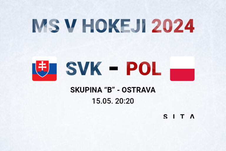 MS v hokeji 2024 (Slovensko – Poľsko): Úvodný gól padol už v 123. sekunde a skóroval aj Tatar (online/video)