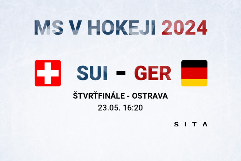 MS v hokeji 2024 (štvrťfinále): Švajčiarsko – Nemecko (online/video)