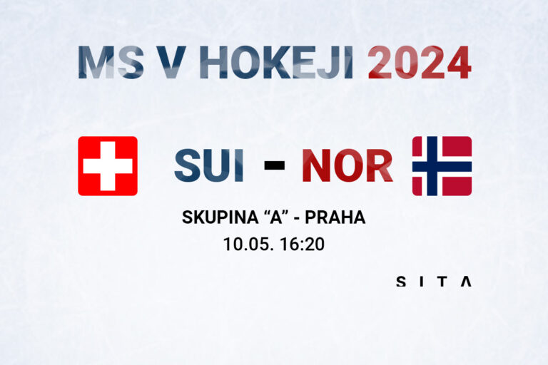 MS v hokeji 2024: Švajčiarsko – Nórsko (online)