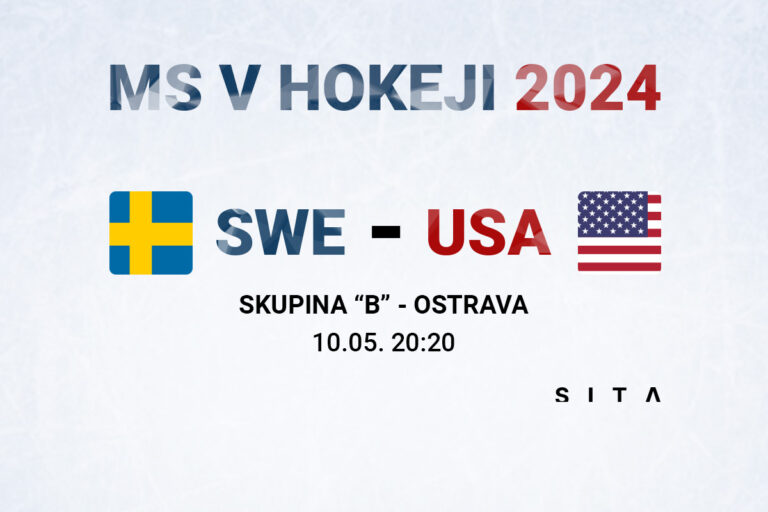 MS v hokeji 2024: Švédsko – USA (online)