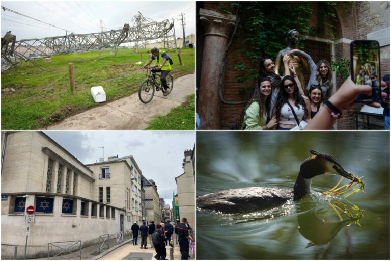 Top foto dňa (17. máj 2024): Ničivé počasie, socha Júlie vo Verone a podpálená synagóga