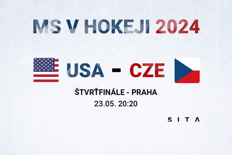 MS v hokeji 2024 (štvrťfinále): USA – Česko (online)