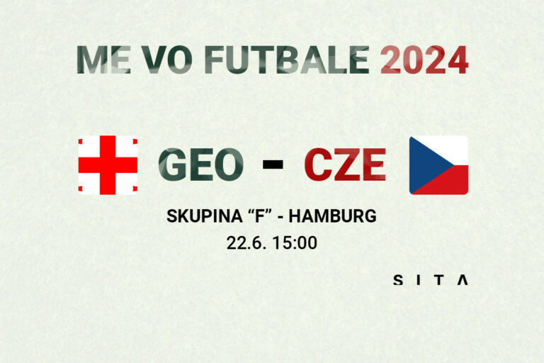 ME vo futbale 2024 (F-skupina): Gruzínsko – Česko (online)