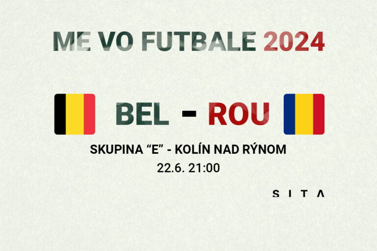 ME vo futbale 2024 (E-skupina): Belgicko – Rumunsko (online)