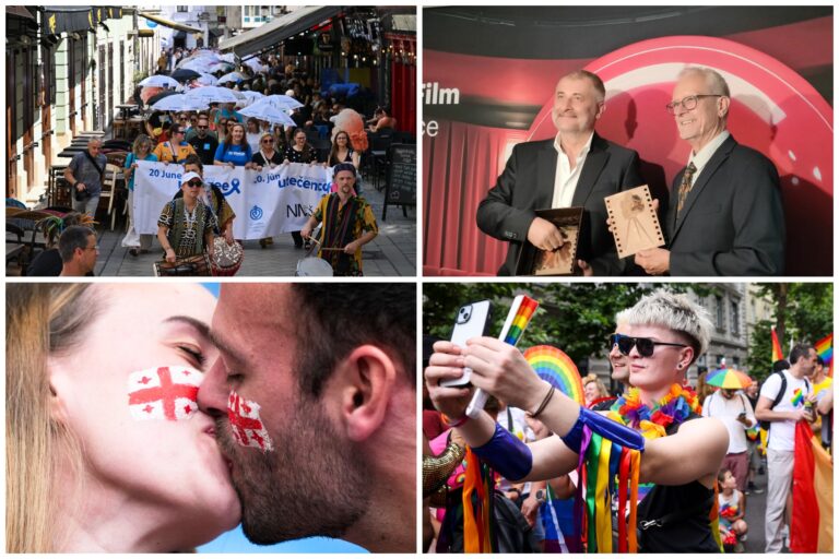 Top foto dňa (22. jún 2024): Dáždnikový sprievod, Art Film v Košiciach aj Pride v Budapešti