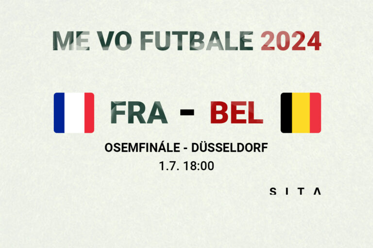 ME vo futbale 2024 (osemfinále): Francúzsko – Belgicko (online)