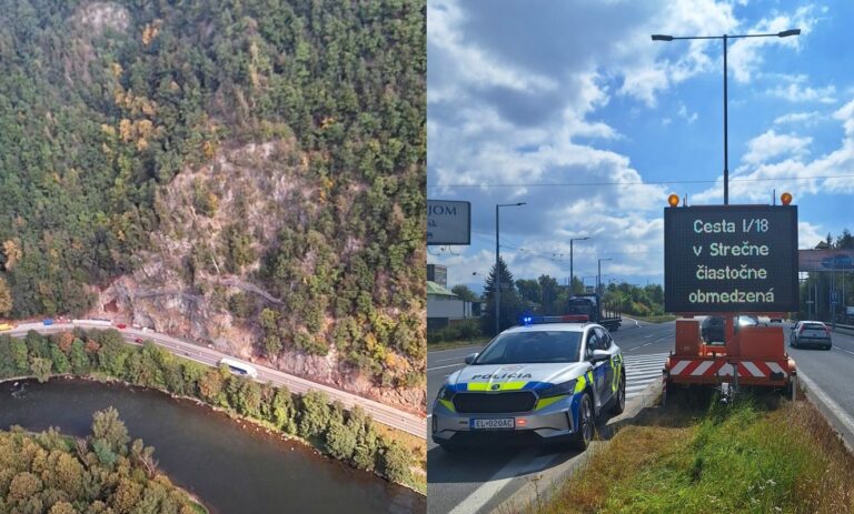 Pod Strečnom dočasne rušia dopravné obmedzenie od 17:00 do 7:00, prejazdné budú oba jazdné pruhy