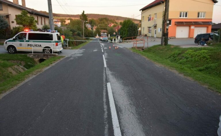 Smrteľná nehoda v obci Nováčany. Malý chlapec idúci na bicykli neprežil zrážku s autom