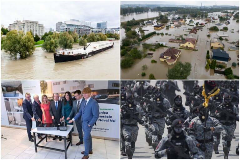 Top foto dňa (16. september 2025): Povodne na Slovensku, v Poľsku a v Česku, výstavba pavilónu v Spišskej Starej Vsi či oslavy nezávislosti Mexika