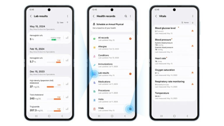 Samsung Health teraz uľahčuje prístup k vašim zdravotným záznamom