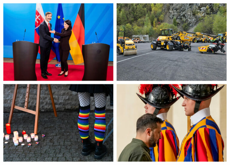 Top foto dňa (11. október 2024): Zahraničné návštevy, Deň pestrosti v Trenčíne aj Dni slovenských cestárov