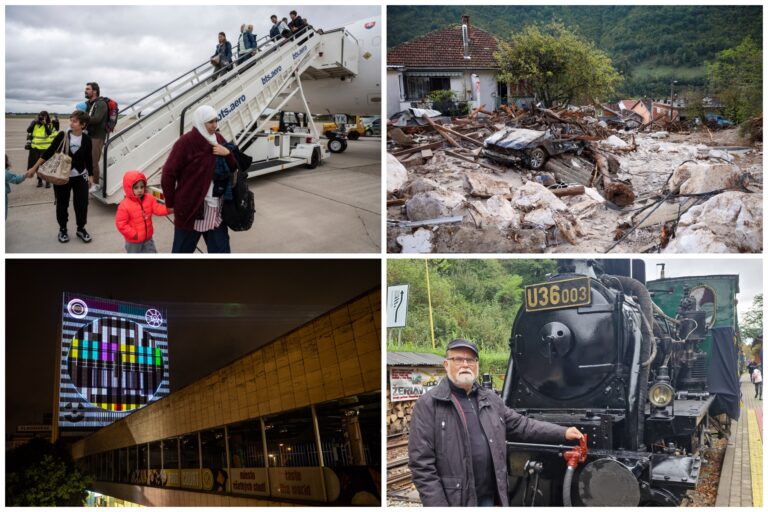 Top foto dňa (5. október 2024): Biela noc v Bratislave, vládny špeciál z Libanonu aj návšteva vnuka konštruktéra lokomotívy