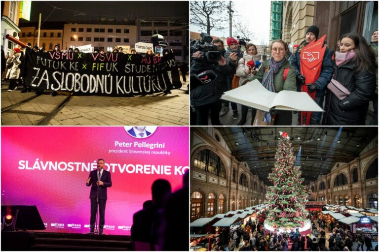 Top foto dňa (12. december):  Za budúcnosť kultúry, štafetový protest členov SND a druhá edícia konferencie ITAPA