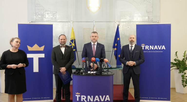 Trnava si zaslúži novú nemocnicu. Prezident Pellegrini hovoril o výstavbe a infraštruktúre (video)