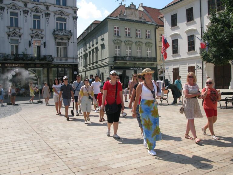 Bratislavu navštívilo minulý rok takmer 1,2 milióna turistov, dve tretiny z nich prišli zo zahraničia