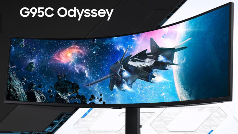 Samsung Odyssey G9 G95C je obrovský, zakrivený a viac ako 500 dolárov!